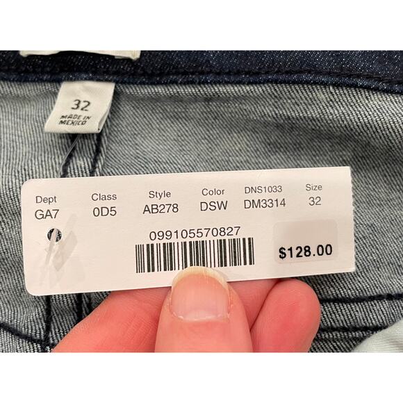 NWT J. Crew Vintage Straight Trouser Jean in Deep Sea Wash, Size 32 - Picture 6 of 8